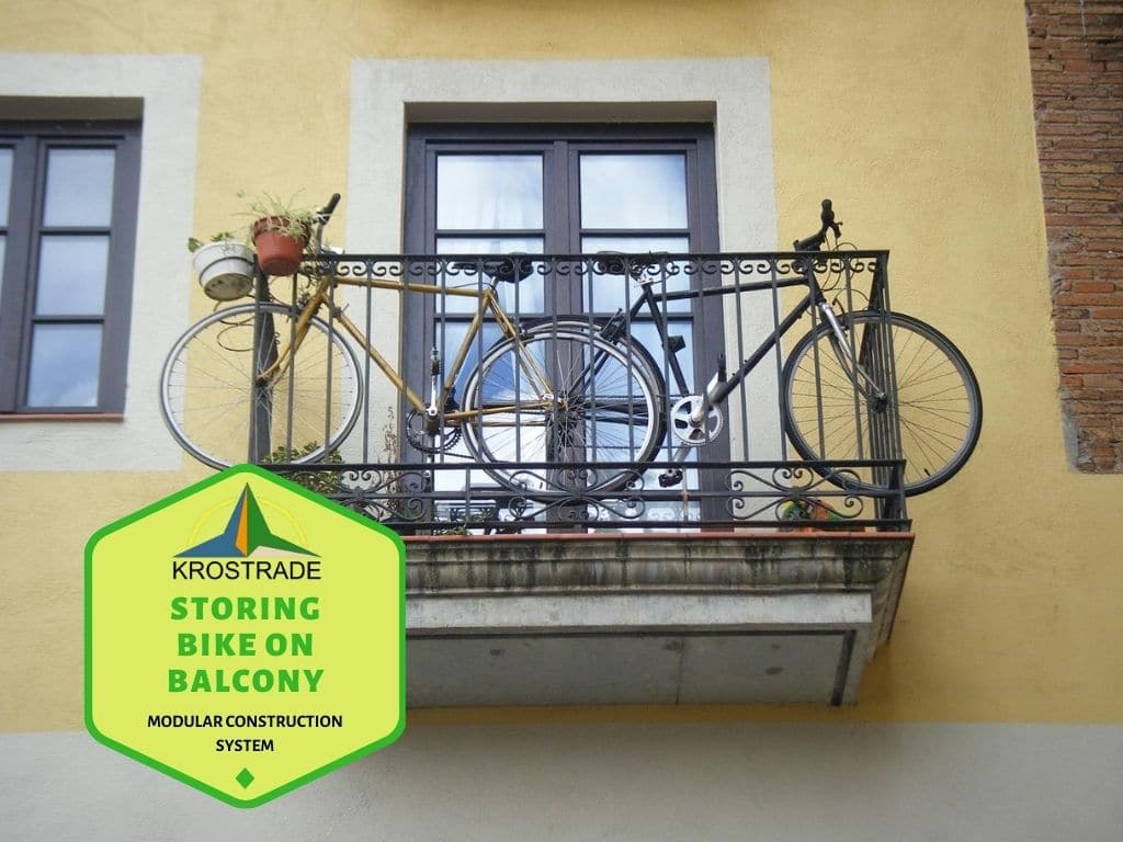 Tipps zum Abstellen des Fahrrads auf dem Balkon